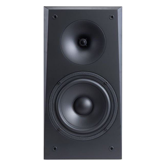 300W Passive Bookshelf Stereo Speakers with 6.5 Inch Woofer and 1 Inch Tweeter Detachable Grille 55Hz 20" Bookshelf Speaker