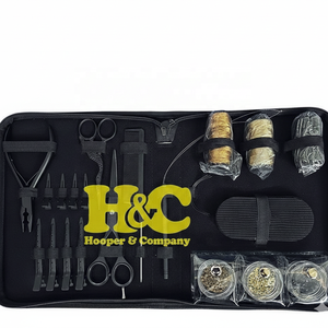 ชุดอุปกรณ์ต่อผมสำหรับใช้งานเชิงพาณิชย์ HOOPER and COMPANY คีมสแตนเลสอเนกประสงค์ พร้อมกระเป๋าใส่ห่วงดึงไมโครบีด - Product Image 1