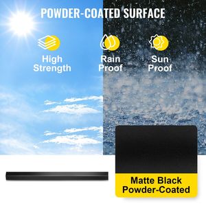 Lot de 101 balustres de terrasse en alliage d'aluminium de 32 po x 0,8 po, vis pour balustres d'escalier, pour garde-corps en bois, poteaux de terrasse en métal, terrasses - Product Image 4