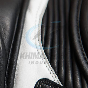 <b>Touch</b> Screen Leather Motorbike Racing <b>Gloves</b> with Full Finger Design Non-Slip & Breathable for Outdoor Use - Product Image 6