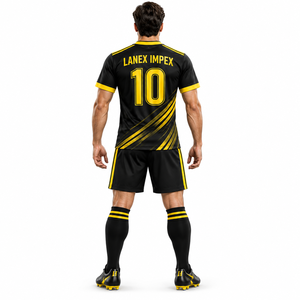 Custom Soccer Team Uniform Set Breathable Football Jersey Shorts and <b>Socks</b> Personalized Sublimation Sportswear for Men and Youth - Product Image 4