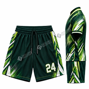 Tenue d'équipe de football, kit sportif, maillot personnalisé, séchage rapide, respirant, vêtements d'entraînement et de match, 100% polyester, service OEM - Product Image 4