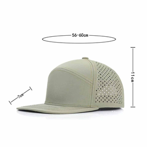 หมวกแก๊ปแบบ Snapback 6 แผง ทรง Unisex ระบายอากาศได้ดี ปรับขนาดได้ สีพื้น เรียบง่าย เหมาะสำหรับฤดูใบไม้ผลิและฤดูร้อน สำหรับผู้ใหญ่ - Product Image 3