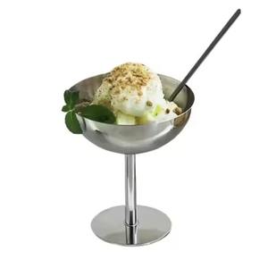 Elegant Table Setting Metal Ice Cream <b>Bowl</b> Stainless Steel <b>Dessert</b> Dish - Product Image 2