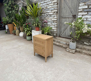 Juego de dormitorio estilo rústico francés, mesa de comedor de madera antigua, madera maciza de roble, nogal, aliso, acacia y pino de Vietnam. - Product Image 6