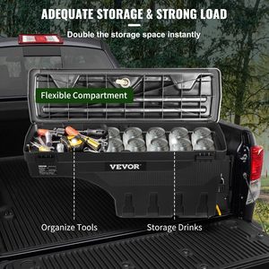 <b>Lockable</b> Truck Bed Storage Tool <b>Box</b> for 2007-2021 Tundra Left and Right Side - Product Image 5