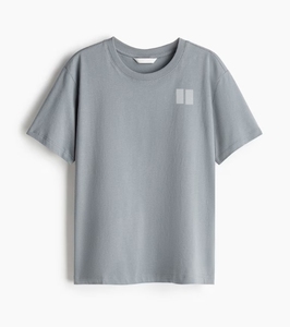 Camiseta de Algodón para Mujer, Talla Grande, Corte Regular, Cuello Redondo, Manga Corta, Color Sólido, Transpirable, Tejido de Punto, Informal, para Primavera/Verano - Product Image 4