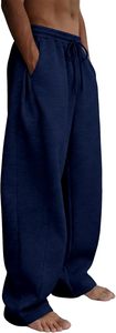 Tapered <b>Men</b> Plus Size Fleece <b>Trousers</b> Warm Jogger Pants Winter Thick Cotton Sweatpants Eco-Friendly <b>Elastic</b> Waist Casual Gym - Product Image 6