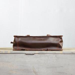 Bolso Tote de Cuero Genuino Vintage con Paneles Florales Bordados y Sección Central de Piel de Vaca para Uso Diario en Todas las Estaciones - Product Image 4
