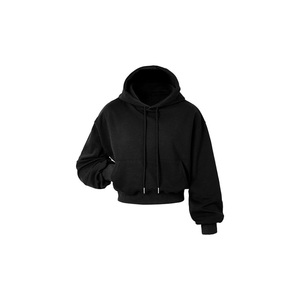 OEM <b>Gym</b> Wear Men Workout Cropped Hoodie Fleece <b>Pump</b> <b>Cover</b> Loose Fit Athletic Activewear Crop Pullover Hoodies Bulk - Product Image 6