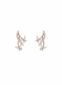 Pendientes de Diamantes con Corte Marquesa y Diamantes Redondos para Mujer, Diamantes Naturales y Cultivados en Laboratorio - Product Image 1