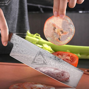Cuchillos de Cocina Estilo Japonés de Calidad Hechos en Pakistán, Fabricados en Fábrica, Ecológicos, de Acero Inoxidable, Ambidiestros - Product Image 6
