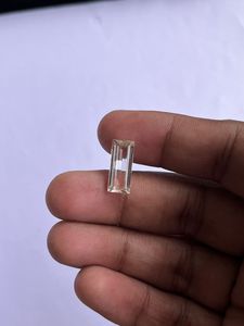 พลอยสกาโปลไลต์สีเหลืองธรรมชาติทรงแปดเหลี่ยมเจียระไน - Product Image 2