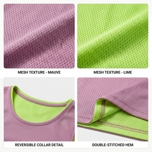 Débardeur d'entraînement athlétique respirant personnalisé pour homme OEM, 100 % polyester, maille, style musculaire uni, sans manches, taille XS, été, pour la gym - Product Image 4