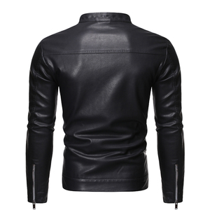 Veste en similicuir sur mesure pour homme, style 2026, coupe ajustée, confortable, respirante, grande taille - Product Image 2