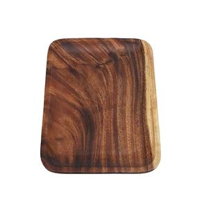 Plateaux de service ronds en bois 100 % naturel de luxe avec poignées, personnalisables avec logo, qualité antique, bon prix - Product Image 4