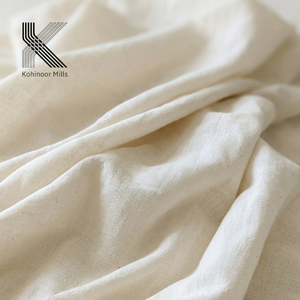 ผ้ามัสลินสีเทาธรรมชาติ 100% ผ้าฝ้ายสีขาวดิบ ทอธรรมดา ผ้าสีเทา กว้าง 60 นิ้ว ขายส่งจำนวนมาก - Product Image 1