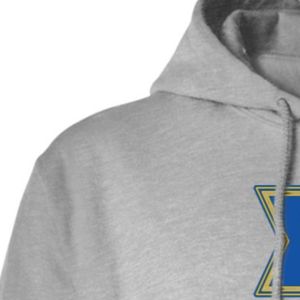 Sudadera con Capucha Gris con Letras Sigma Gamma Rho Serigrafiadas para Mujer, Sudadera de Sororidad Griega, Manga Larga, Ropa Universitaria Personalizada - Product Image 4