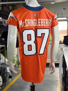 High Quality Sublimation Printing Stitched American <b>Retro</b> Football Uniform Lightweight <b>Fabric</b> V-Neck Oversize Football Uniform - Product Image 5