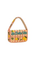 Nouveauté : Sacs à main de créateur pour femmes, pochettes brodées avec perles et design œil bleu, logo personnalisé, broderie tendance