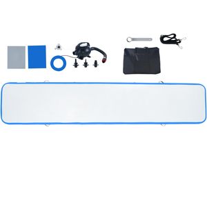 Tappetino Gonfiabile per Ginnastica da 4 Pollici di Spessore con Pompa Elettrica, Tappeto per Allenamento Tumble Track, Accessori per Attrezzature Ginniche - Product Image 1