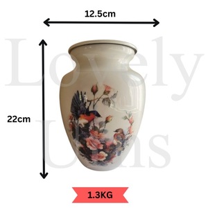 Urna Funeraria Floral con Diseño de Pájaro, Recipiente para Cenizas, Recuerdo Inspirado en la Naturaleza, Elegante, Duradero, de Primera Calidad - Product Image 3
