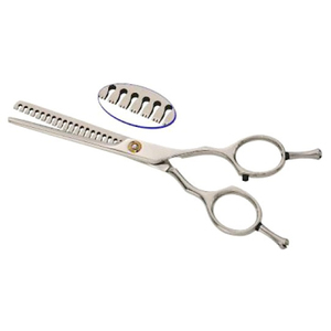 Premium 6 Inch Thinning Scissors 19 Teeth for Hair Cutting Professional Barber Texturizing <b>Shears</b> Stainless Steel Blending Tool - Product Image 2