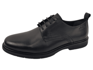 Zapatos Oxford de PU Negros para Hombre Dlords, Punta Redonda, con Cordones, Duraderos, Acolchados, con Decoración Metálica, Suela de Goma, Casuales, para Todas las Temporadas, Color Sólido - Product Image 3