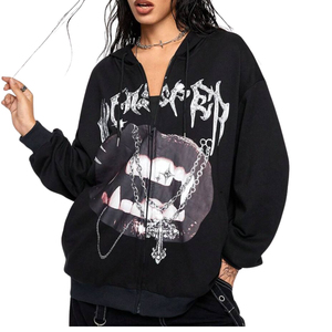 Sudadera suave y cálida con estampado artístico único, sudadera informal de moda para mujer, sudaderas con estampado moderno para uso diario, sudaderas con estampado para mujer - Product Image 5