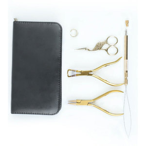 Salon Grade Hair <b>Extension</b> Plier Kit for <b>Micro</b> Ring Bead Application Loop Needle and Styling Tool Kit - Product Image 2
