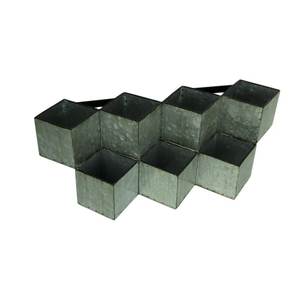 Pot de fleurs en métal minimaliste scandinave avec support surélevé, jardinière décorative d'intérieur pour salon, balcon - Product Image 5