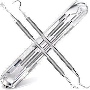 Raspador y Limpiador Dental Profesional de Doble Punta, Eliminador de Sarro y Cálculos, Cuidado Bucal para Dentistas, Aprobado por ISO - Product Image 1