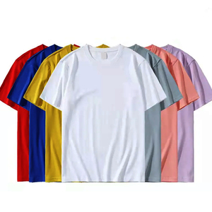 เสื้อยืดโอเวอร์ไซส์สไตล์วินเทจสำหรับผู้ชาย ผ้าคอตตอนหนานุ่ม แห้งเร็ว เสื้อยืดเปล่าเรียบง่ายสำหรับผู้ชาย สั่งซื้อขั้นต่ำน้อย - Product Image 2