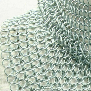 Haubergeon médiéval en maille de chaîne, armure antique en acier, tailles personnalisées, équipement de costume Renaissance - Product Image 2