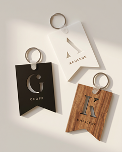 Porte-clés en acrylique personnalisé avec logo, thème féerique anime, durable, créatif, design rétro, couleur personnalisée - Product Image 1