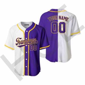 Camiseta de Béisbol Personalizada con Diseño de Dos Colores - Product Image 4