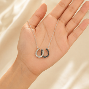 Collier Pendentif en Argent Sterling 925 Plaqué Moissanite, Sertissage Canal, Coupe Ronde Brillante, Classique, pour Femme, Usage Quotidien - Product Image 5