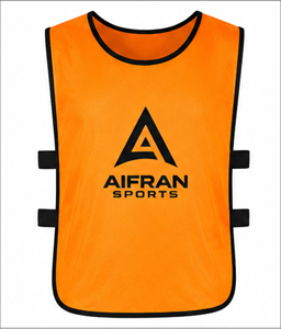Chaleco de Entrenamiento de Fútbol Verde Brillante, 100% Poliéster, Sin Mangas, con Logotipo Personalizado para Prácticas de Equipo - Product Image 3