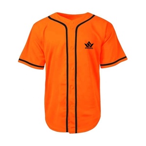 SPARKWELL Men's Black Baseball Short Sleeve Button Front Yellow <b>Piping</b> Breathable Athletic Shirt Player Name Custom Team Adult - Product Image 5