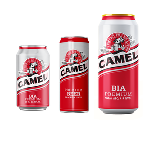 Birra Steam Camel 330ml 4.5% ABV Colore Chiaro (in Lattina) all'Ingrosso dalla Fabbrica Vietnamita - OEM ODM Private Label - Product Image 6