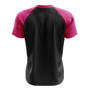 เสื้อยืดกีฬาแขนสั้นผู้ชาย ผ้าคอตตอนถัก 100% ระบายอากาศ แห้งเร็ว พิมพ์ลายแบบถ่ายโอนความร้อน คุณภาพสูงจากโรงงานผู้ผลิต (OEM)  แบบกำหนดเองได้ - Product Image 4
