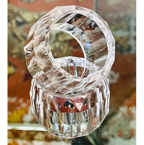Elegant Acrylic napkin Ring Hexagonal Shape Table Decoration Accessories For <b>Wedding</b> & Parties <b>Tissues</b> Holding Rings - Product Image 5