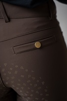Horsekraft – Design personnalisé avec logo, respirant, absorbant la transpiration, léger, de luxe, équestre, taille haute, bouton en silicone fin