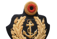 Prix le plus bas Quantité en vrac Meilleur fabricant Badges Prix d'usine Brodé à la main Bullion Wire Badges