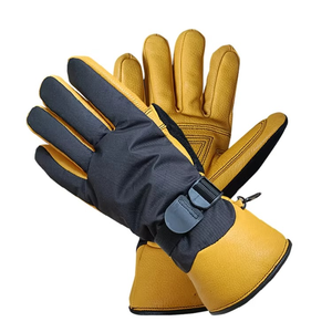 Waterproof Snowboard Gloves Winter Outdoor Mens Women Leather <b>Ski</b> Gloves Quality <b>Ski</b> Mitt <b>ski</b> Racing Sports <b>Ski</b> Gloves - Product Image 5