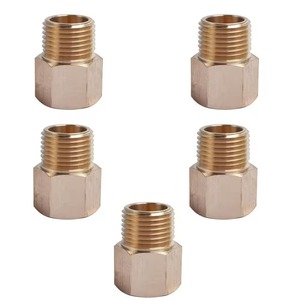 Kit de raccords de tuyaux et de conduites en laiton haute résistance, à calibre épais, pour lignes d'air comprimé et de pompes à eau - Product Image 6