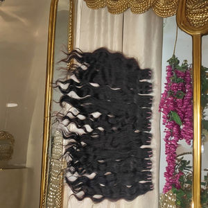 Extensión de cabello remy indio virgen, sin cutículas 100%, textura suave y Lisa, extensión de cabello natural sin caída - Product Image 5