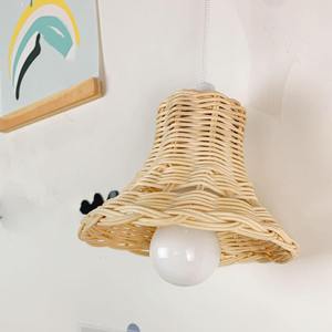 Lustre en rotin d'éclairage de chambre de bébé pour la salle de jeux d'enfant meilleur prix lustres de chambre d'enfant abat-jour d'enfants - Product Image 2