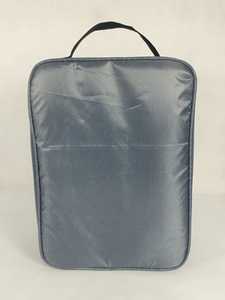 Sac de rangement pour chaussures réutilisable, portable, transparent, en maille, tendance, avec fermeture éclair et poignée de transport - Product Image 4