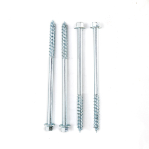 Tornillos de Cabeza Hexagonal de Acero al Carbono Galvanizado en Zinc Clase 4.8 6.8, Rosca Parcial, M6-M12, Métrico/Pulgada, DIN/ANSI, Modelo PDC 13 para Madera - Product Image 5